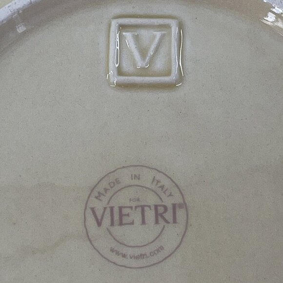 VIETRI ETRUSCA 8 1/2 SALAD BREAD CHARGER PLATE POTTERY ITALIAN - Picture 5 of 9